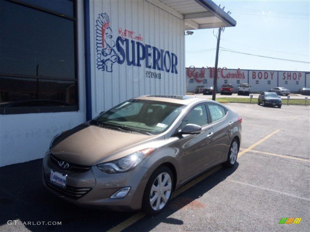 2013 Elantra Limited - Desert Bronze / Beige photo #1