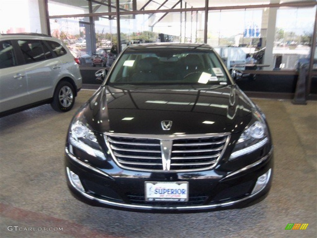 2012 Equus Signature - Black Noir Pearl / Jet Black photo #1