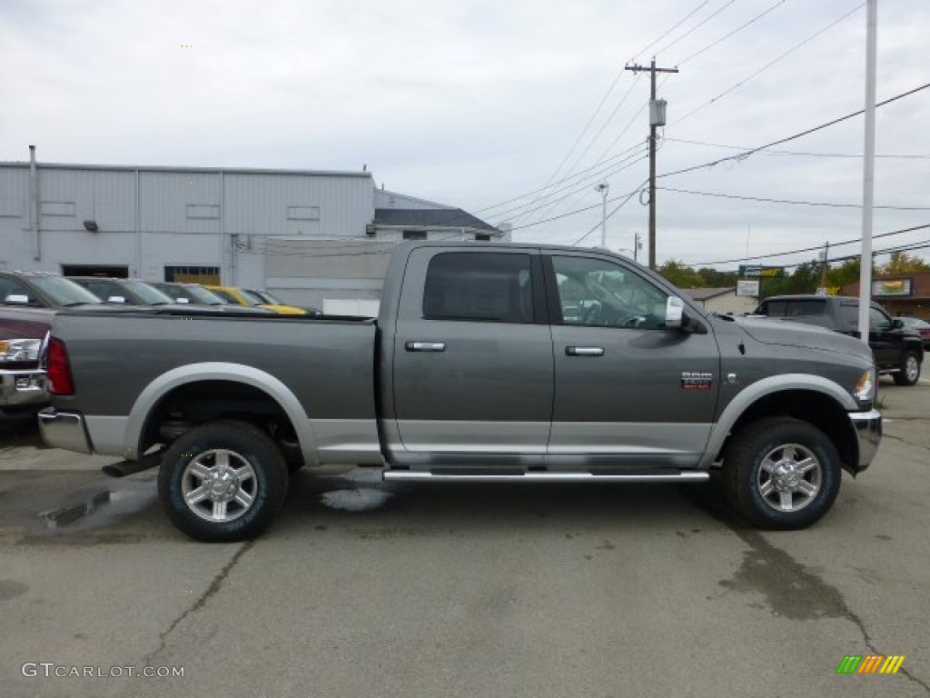 2012 Ram 2500 HD Laramie Crew Cab 4x4 - Mineral Gray Metallic / Dark Slate photo #6