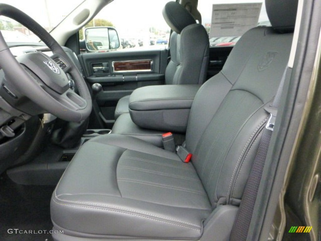2012 Dodge Ram 3500 HD Laramie Crew Cab 4x4 Dually Front Seat Photo #71788590