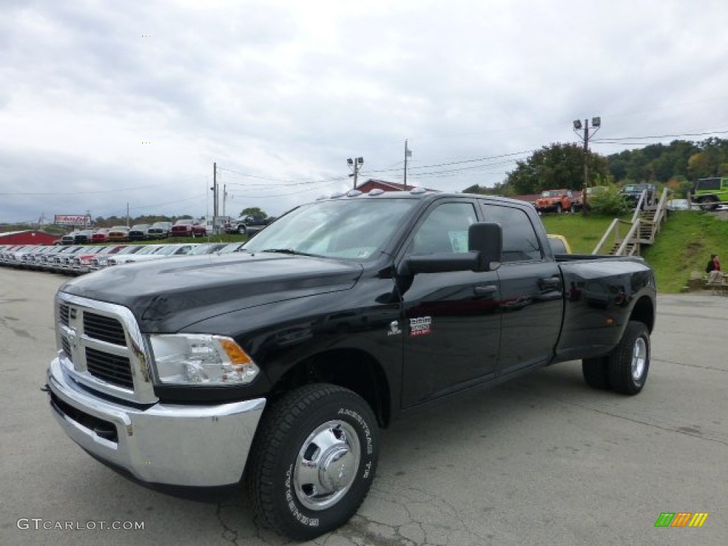 2012 Ram 3500 HD ST Crew Cab 4x4 Dually - Black / Dark Slate/Medium Graystone photo #1