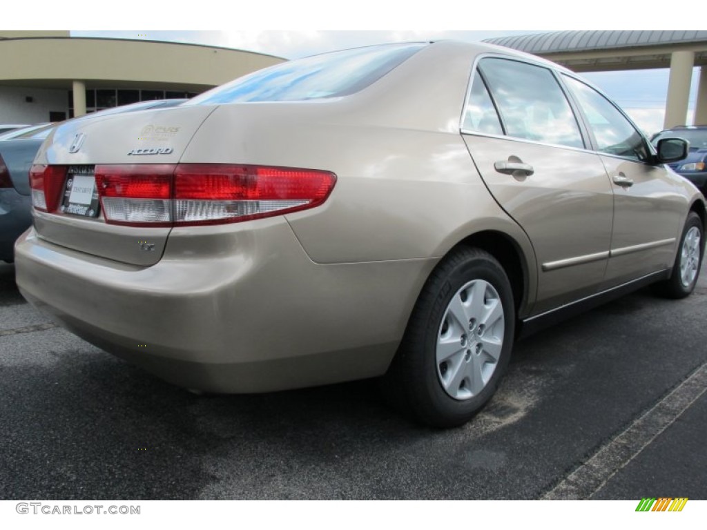 2003 Accord LX Sedan - Desert Mist Metallic / Ivory photo #3