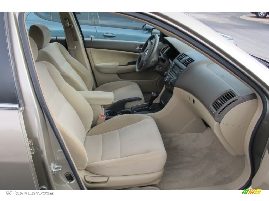 2003 Accord LX Sedan - Desert Mist Metallic / Ivory photo #10