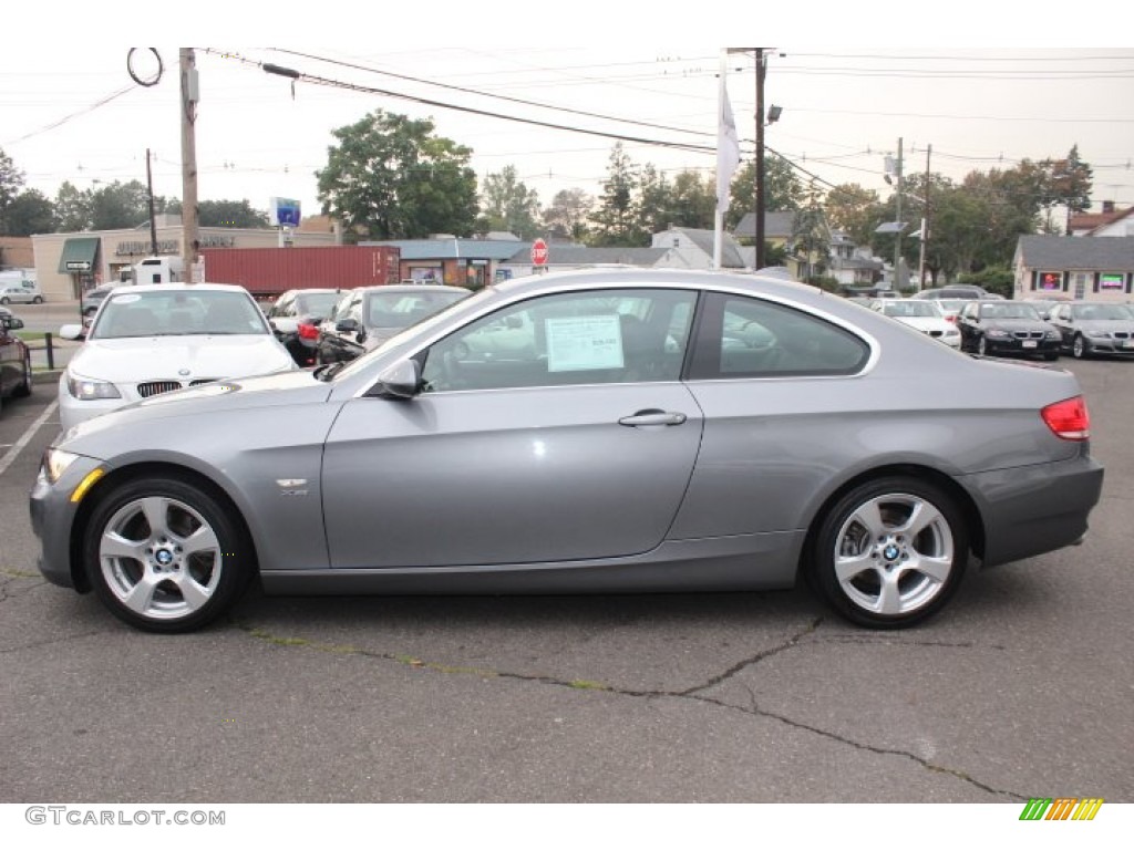 2009 3 Series 328xi Coupe - Space Grey Metallic / Black photo #8
