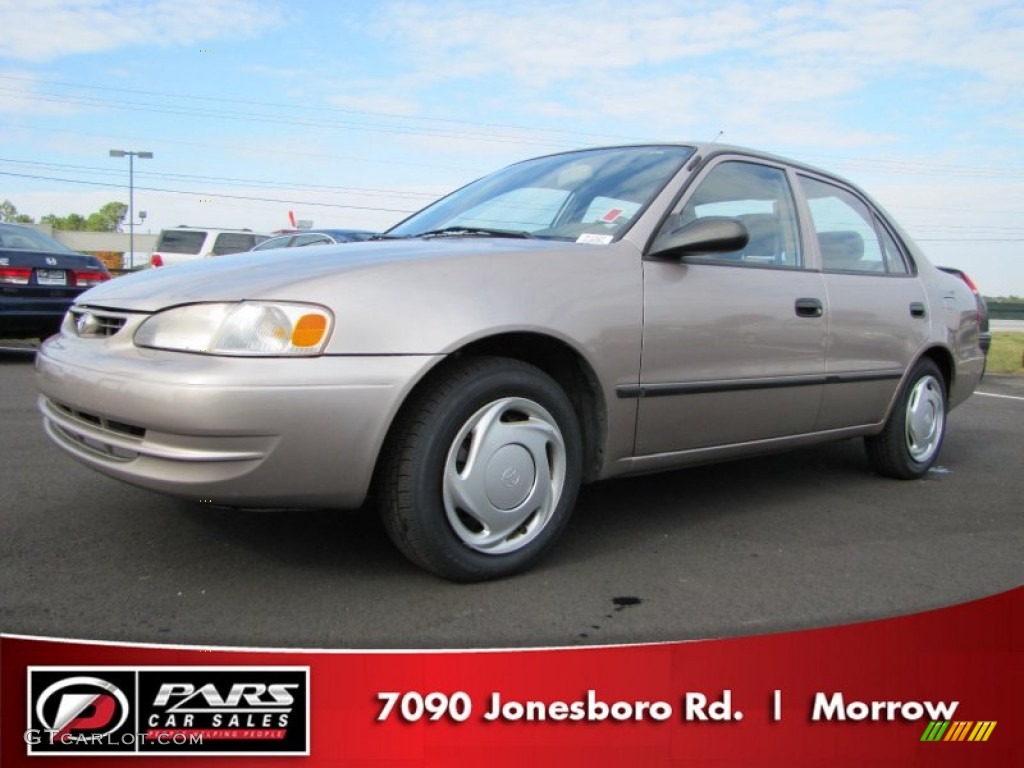 1999 Corolla VE - Sandrift Metallic / Light Charcoal photo #1