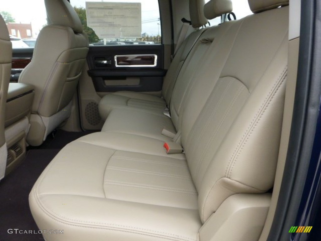 2012 Ram 2500 HD Laramie Crew Cab 4x4 - True Blue Pearl / Light Pebble Beige/Bark Brown photo #12