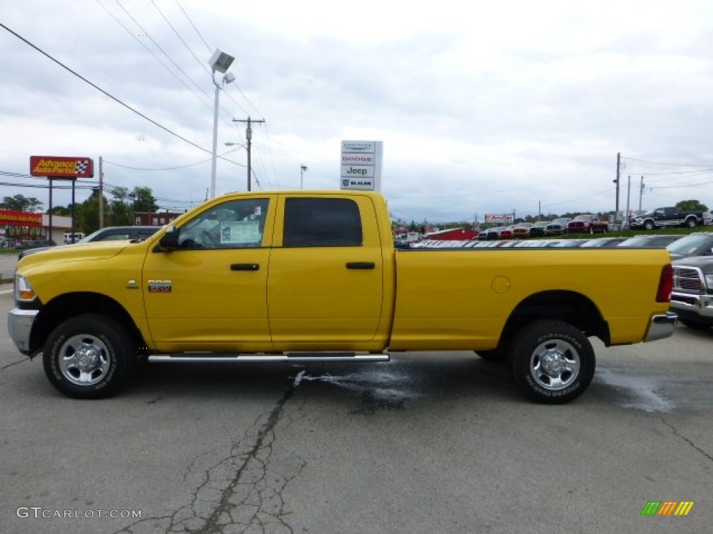 2012 Ram 3500 HD ST Crew Cab 4x4 - Yellow / Dark Slate/Medium Graystone photo #2
