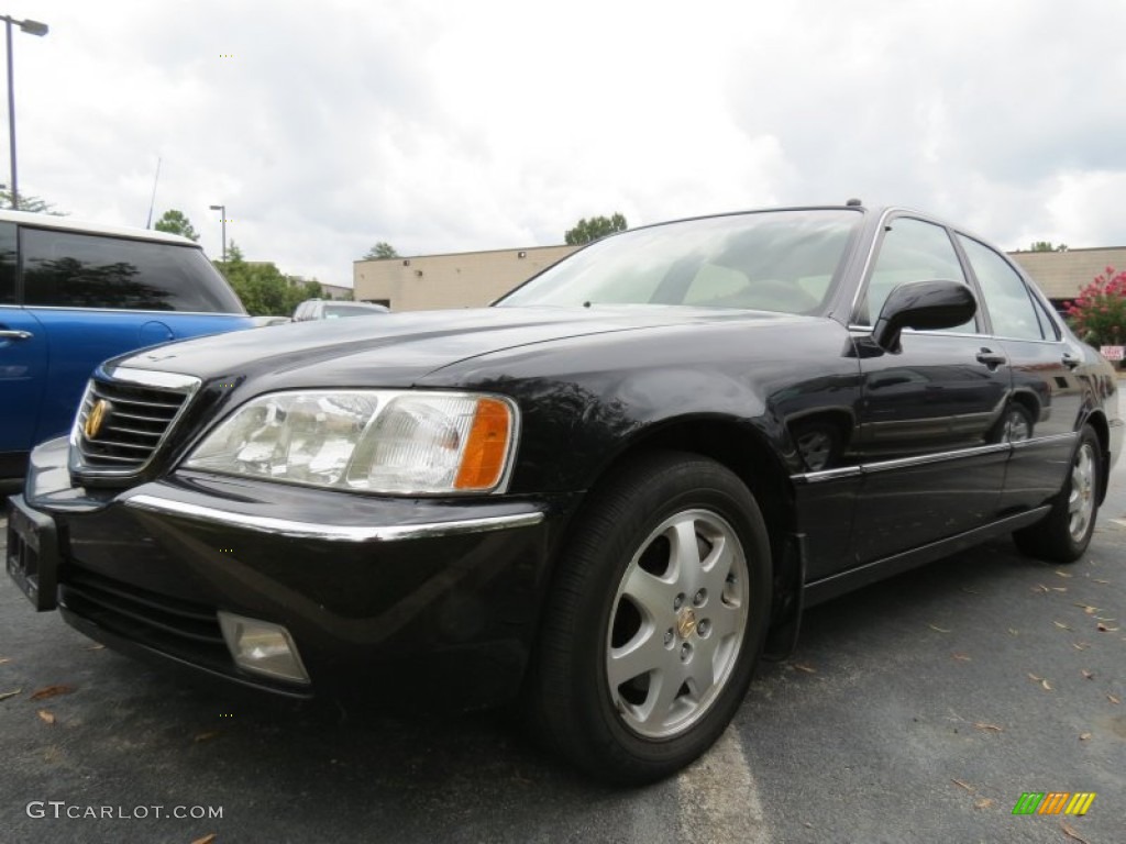 2002 RL 3.5 Sedan - Nighthawk Black / Parchment photo #1