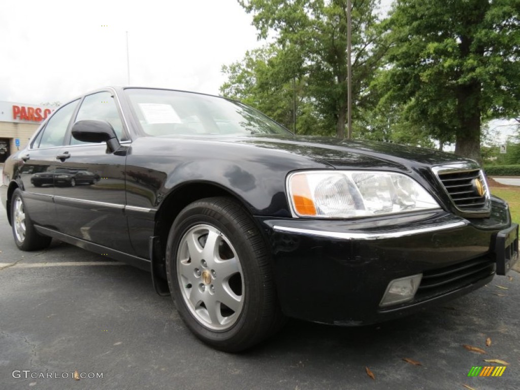 2002 RL 3.5 Sedan - Nighthawk Black / Parchment photo #4