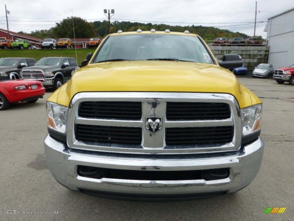 2012 Ram 3500 HD ST Crew Cab 4x4 - Yellow / Dark Slate/Medium Graystone photo #8