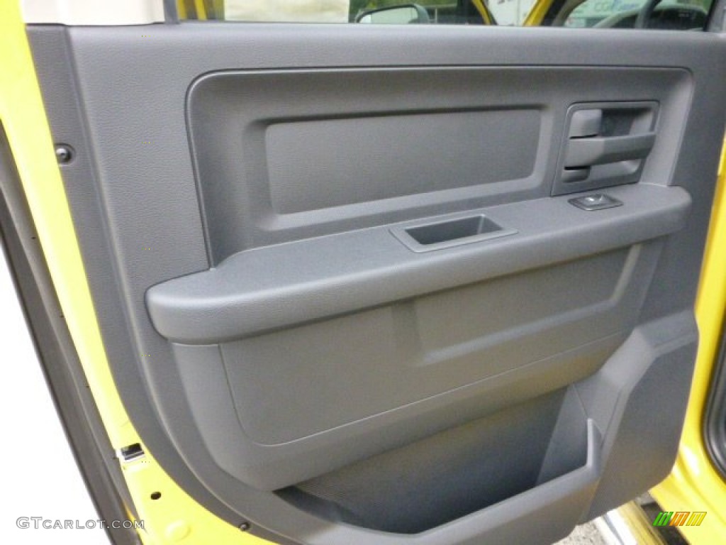 2012 Dodge Ram 3500 HD ST Crew Cab 4x4 Dark Slate/Medium Graystone Door Panel Photo #71789622