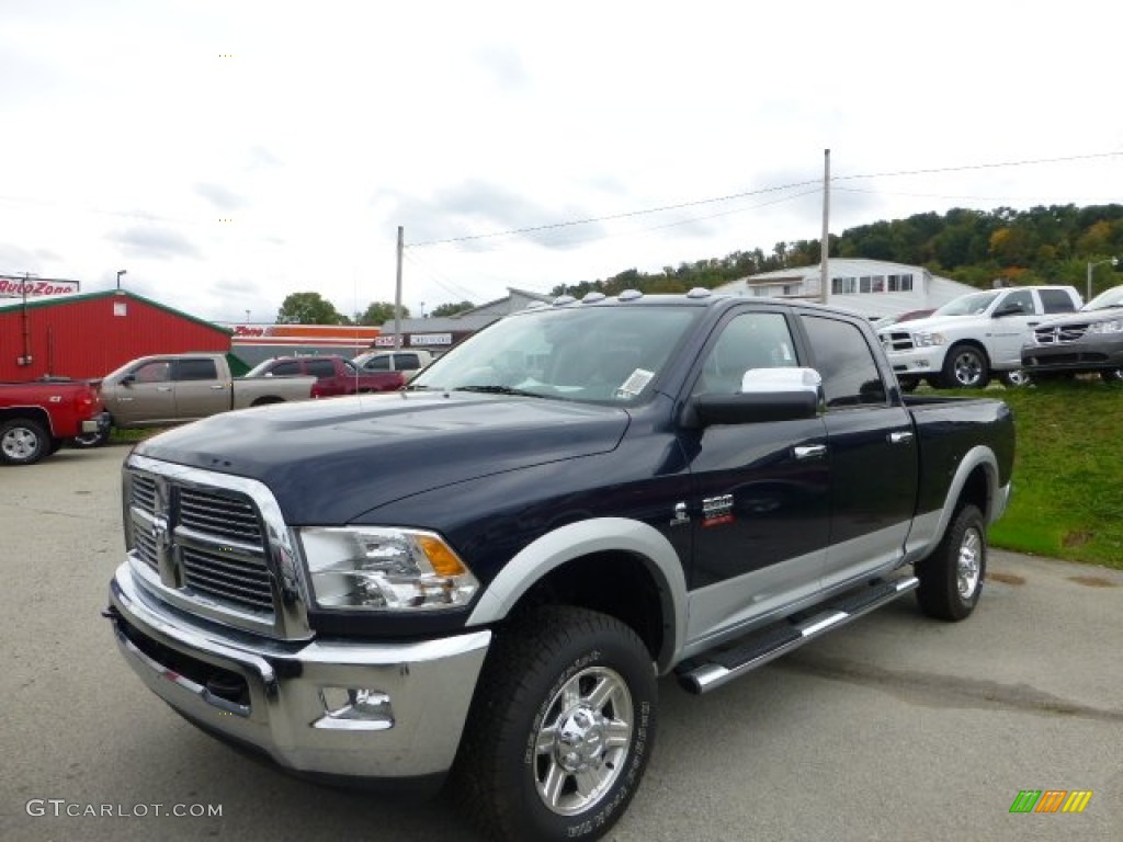 2012 Ram 2500 HD Laramie Crew Cab 4x4 - True Blue Pearl / Dark Slate photo #1