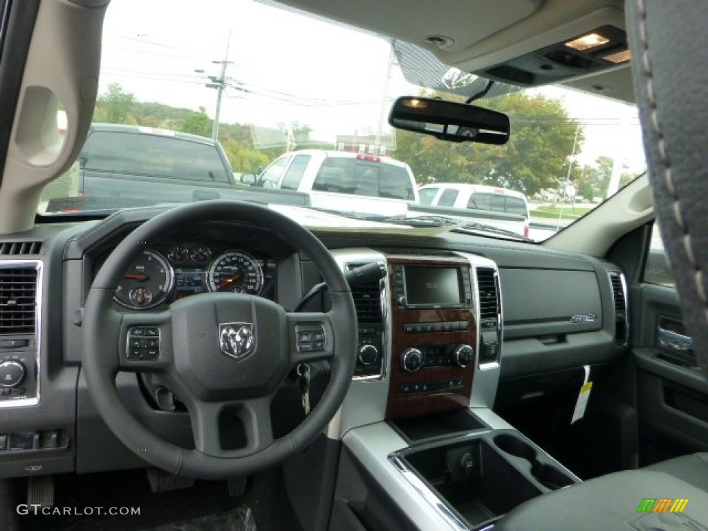 2012 Ram 2500 HD Laramie Crew Cab 4x4 - True Blue Pearl / Dark Slate photo #12