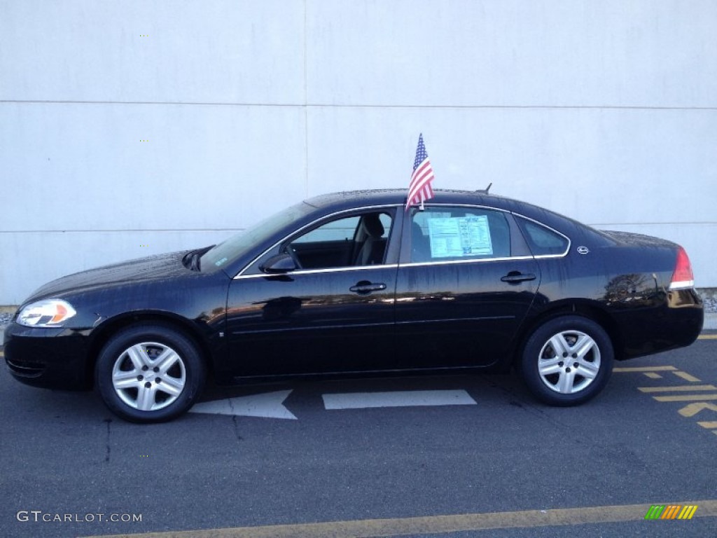 2008 Impala LS - Black / Ebony Black photo #4