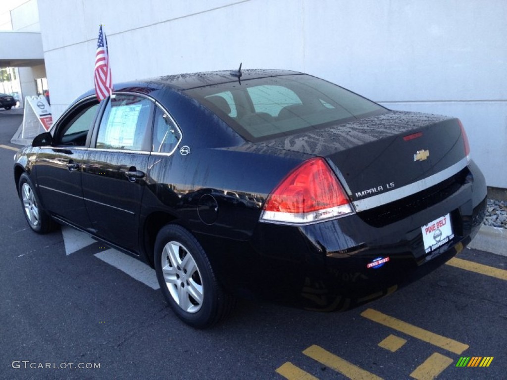 2008 Impala LS - Black / Ebony Black photo #5