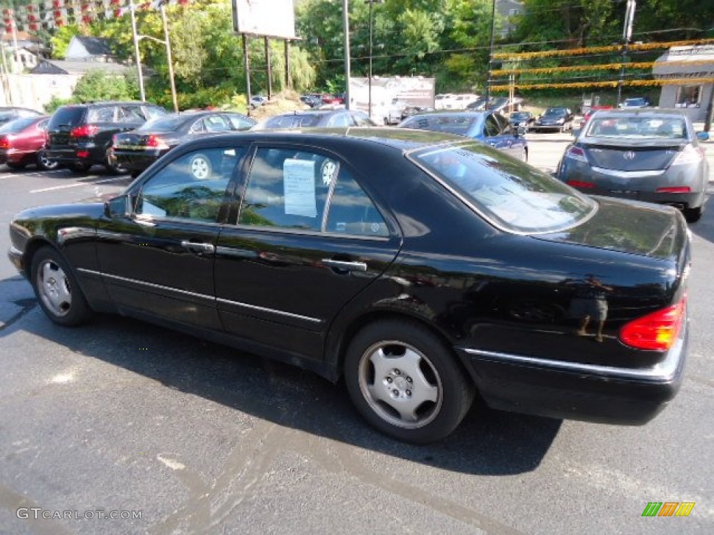 1997 E 420 Sedan - Black / Black photo #9
