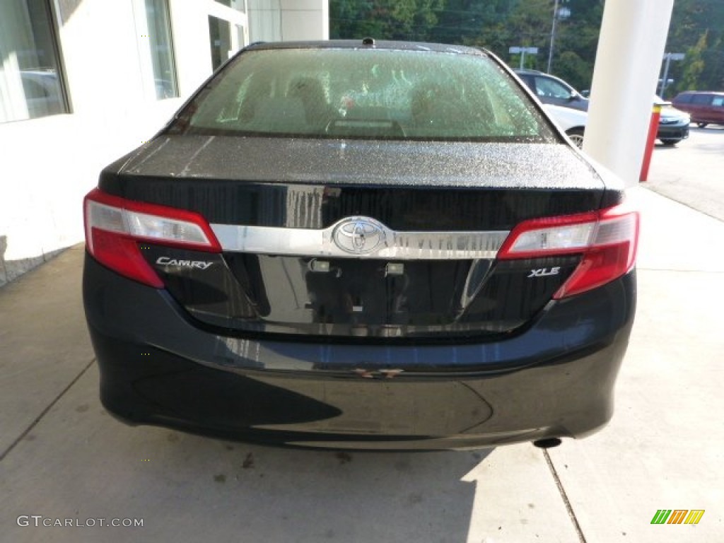 2012 Camry XLE - Attitude Black Metallic / Ash photo #3