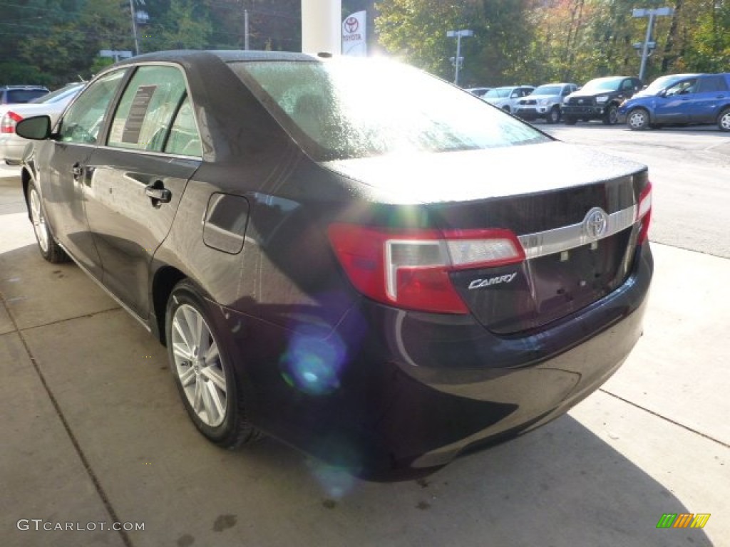 2012 Camry XLE - Attitude Black Metallic / Ash photo #4