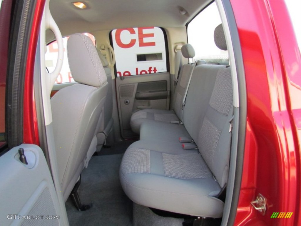 2006 Ram 1500 SLT Quad Cab 4x4 - Inferno Red Crystal Pearl / Medium Slate Gray photo #17