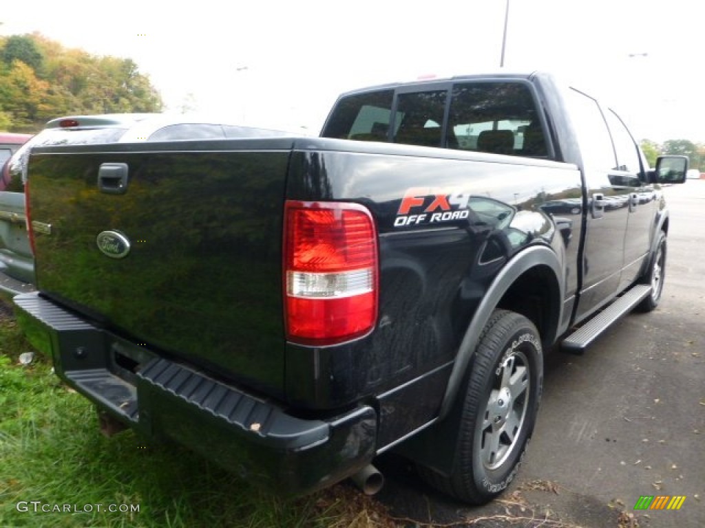 2004 F150 FX4 SuperCrew 4x4 - Black / Black photo #2
