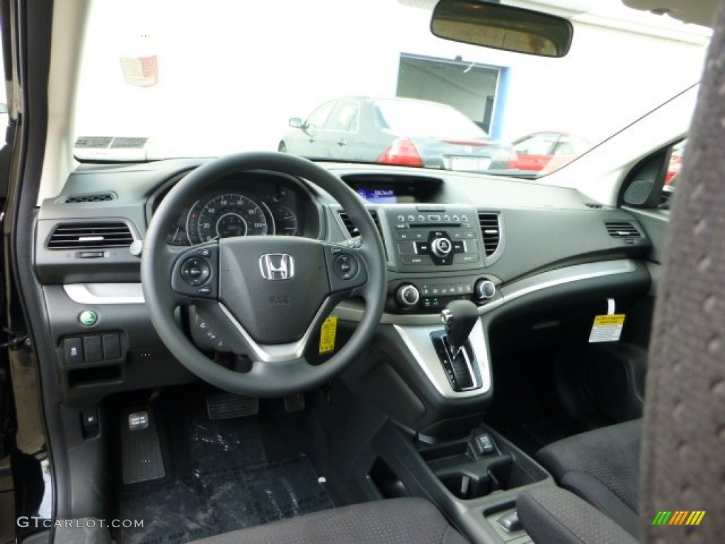2013 CR-V EX AWD - Crystal Black Pearl / Black photo #12