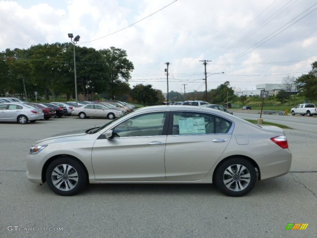 2013 Accord LX Sedan - Champagne Frost Pearl / Ivory photo #1