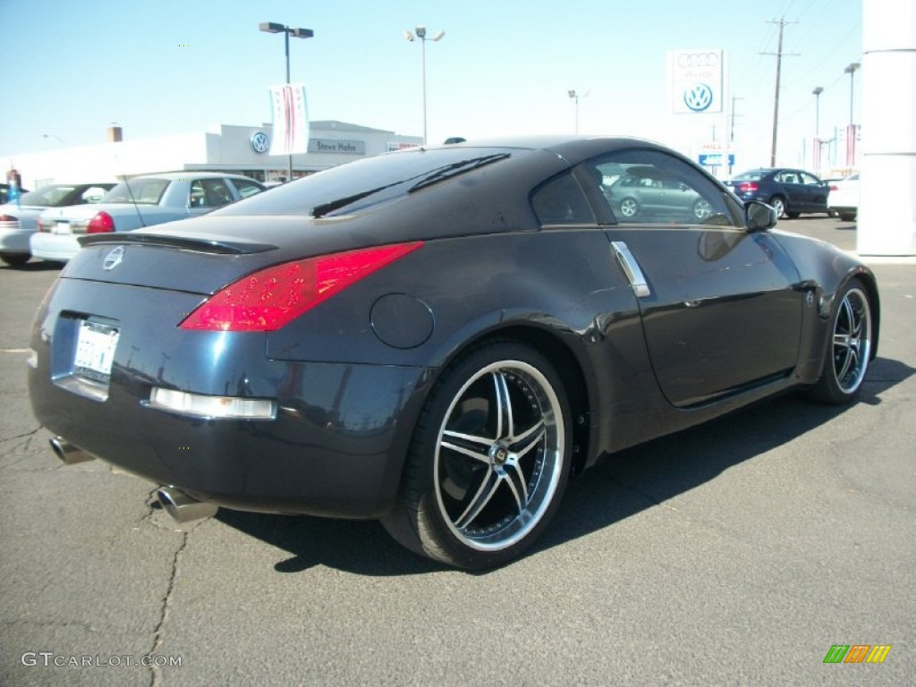 2007 350Z Touring Coupe - San Marino Blue Pearl / Charcoal photo #2