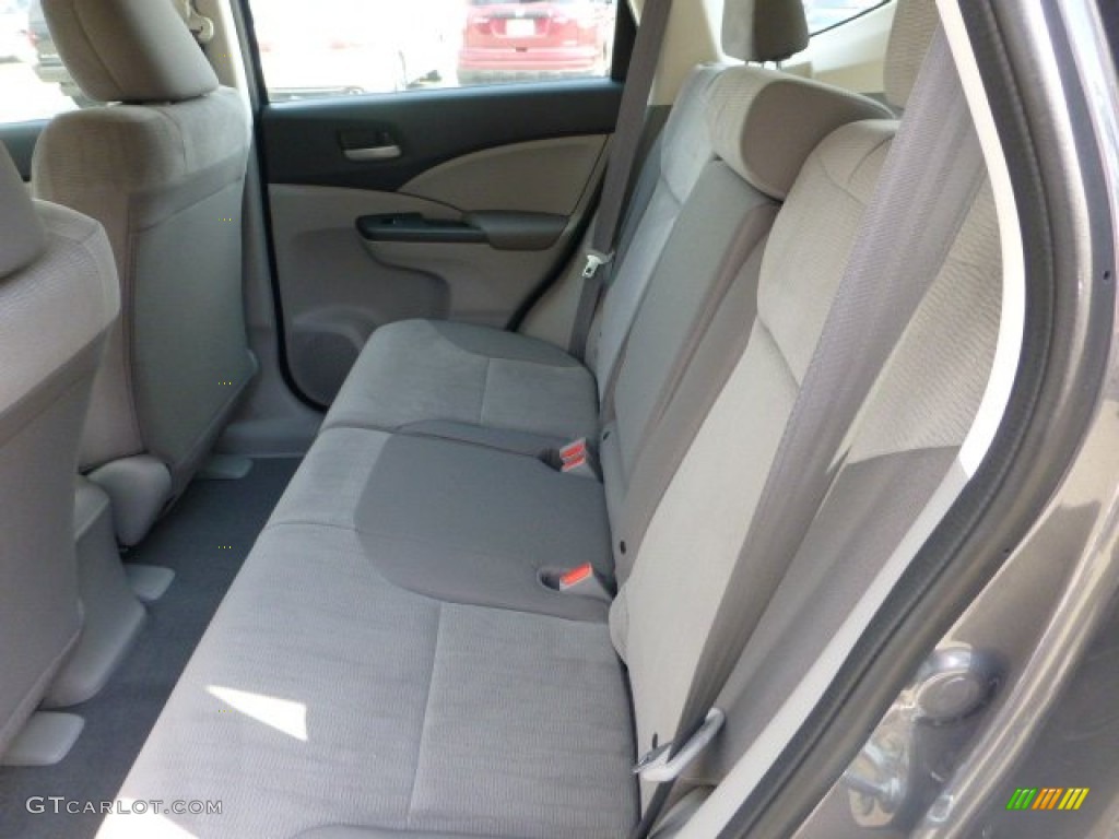 2012 CR-V LX 4WD - Polished Metal Metallic / Gray photo #11