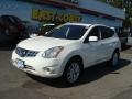 2011 Pearl White Nissan Rogue SL AWD  photo #3