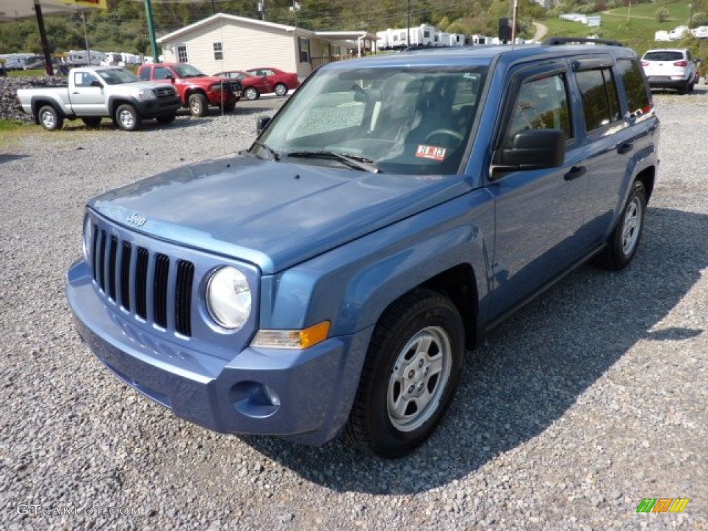 2007 Patriot Sport 4x4 - Marine Blue Pearl / Pastel Slate Gray photo #3