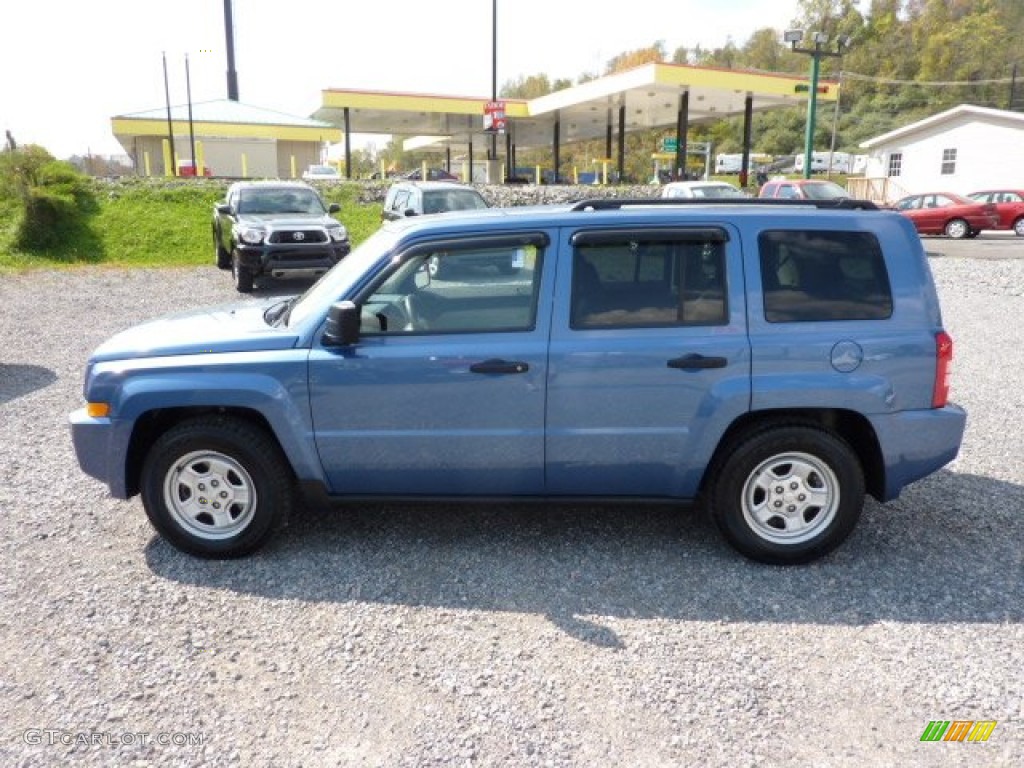 2007 Patriot Sport 4x4 - Marine Blue Pearl / Pastel Slate Gray photo #4