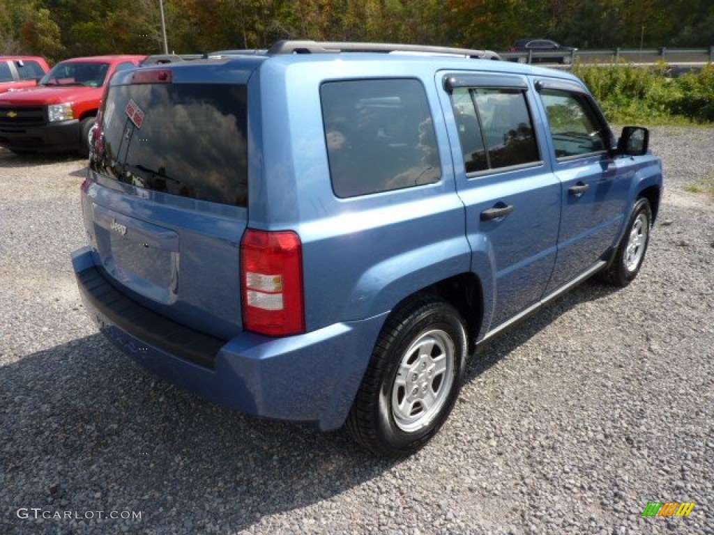 2007 Patriot Sport 4x4 - Marine Blue Pearl / Pastel Slate Gray photo #7