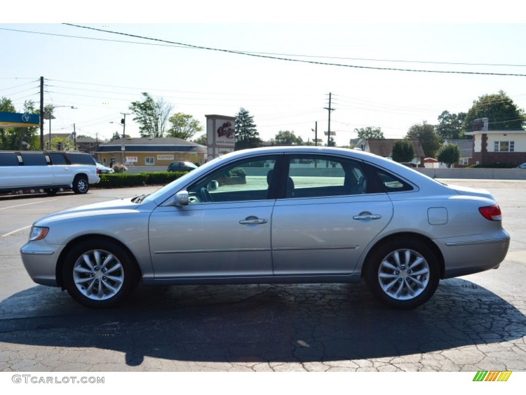 2008 Azera Limited - Silver Frost / Black photo #4