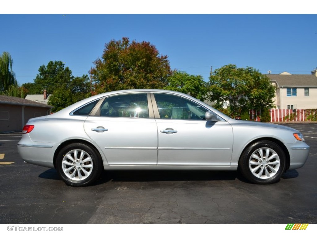 2008 Azera Limited - Silver Frost / Black photo #8