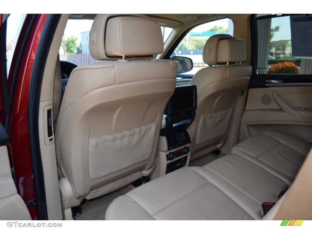 2009 X5 xDrive30i - Vermillion Red Metallic / Sand Beige Nevada Leather photo #11