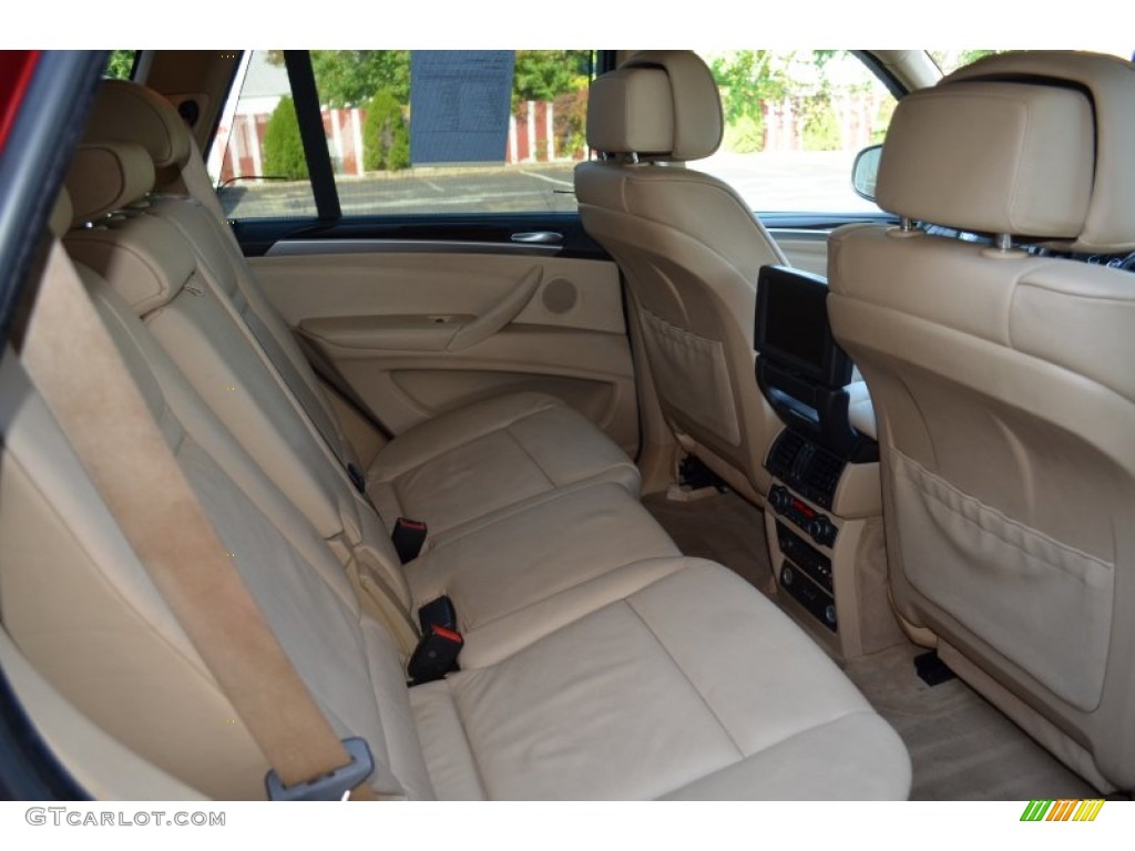 2009 X5 xDrive30i - Vermillion Red Metallic / Sand Beige Nevada Leather photo #12