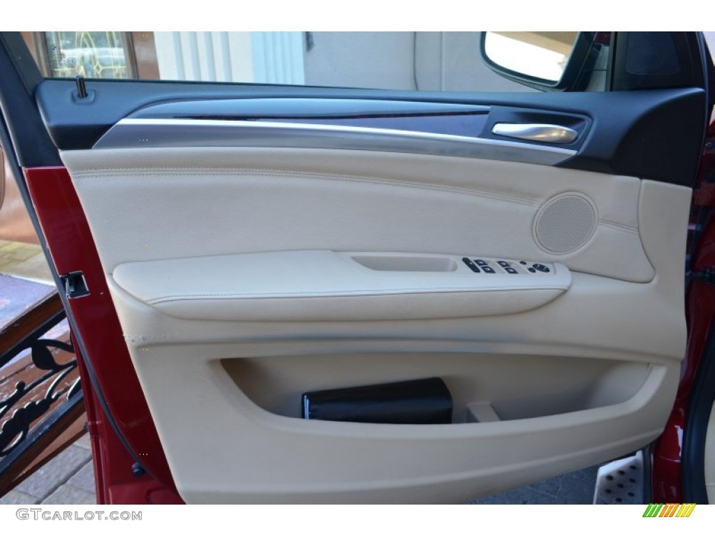 2009 X5 xDrive30i - Vermillion Red Metallic / Sand Beige Nevada Leather photo #21