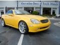 Sunburst Yellow 2001 Mercedes-Benz SLK 230 Kompressor Roadster