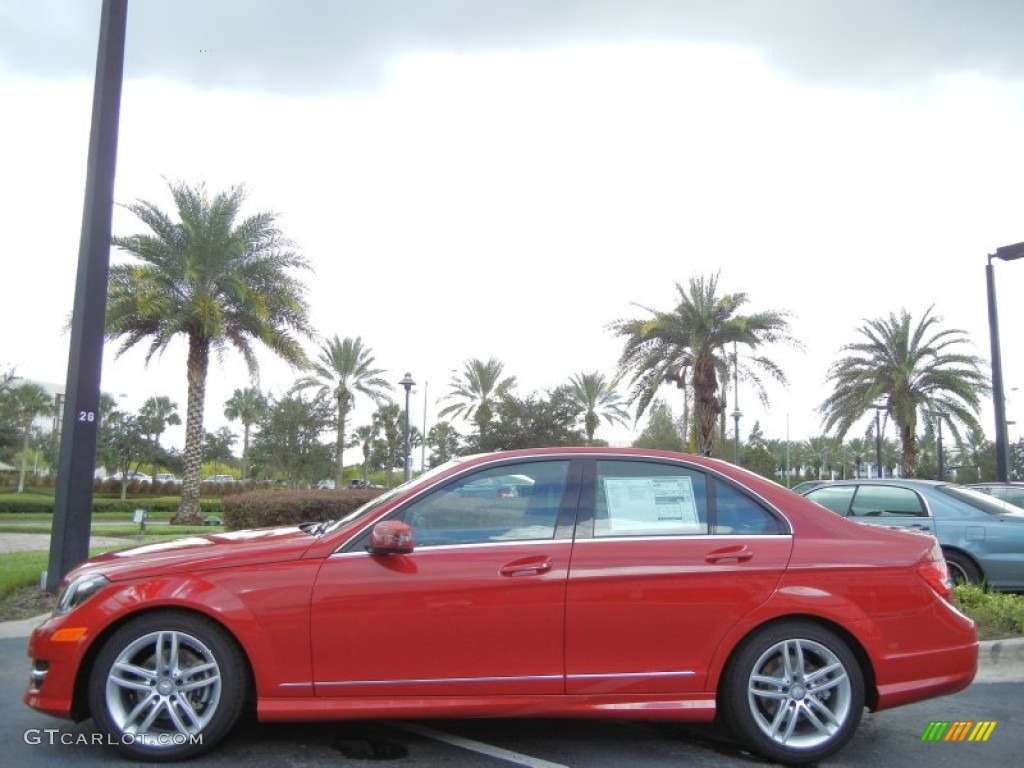 Mars Red 2013 Mercedes-Benz C 250 Sport Exterior Photo #71798157