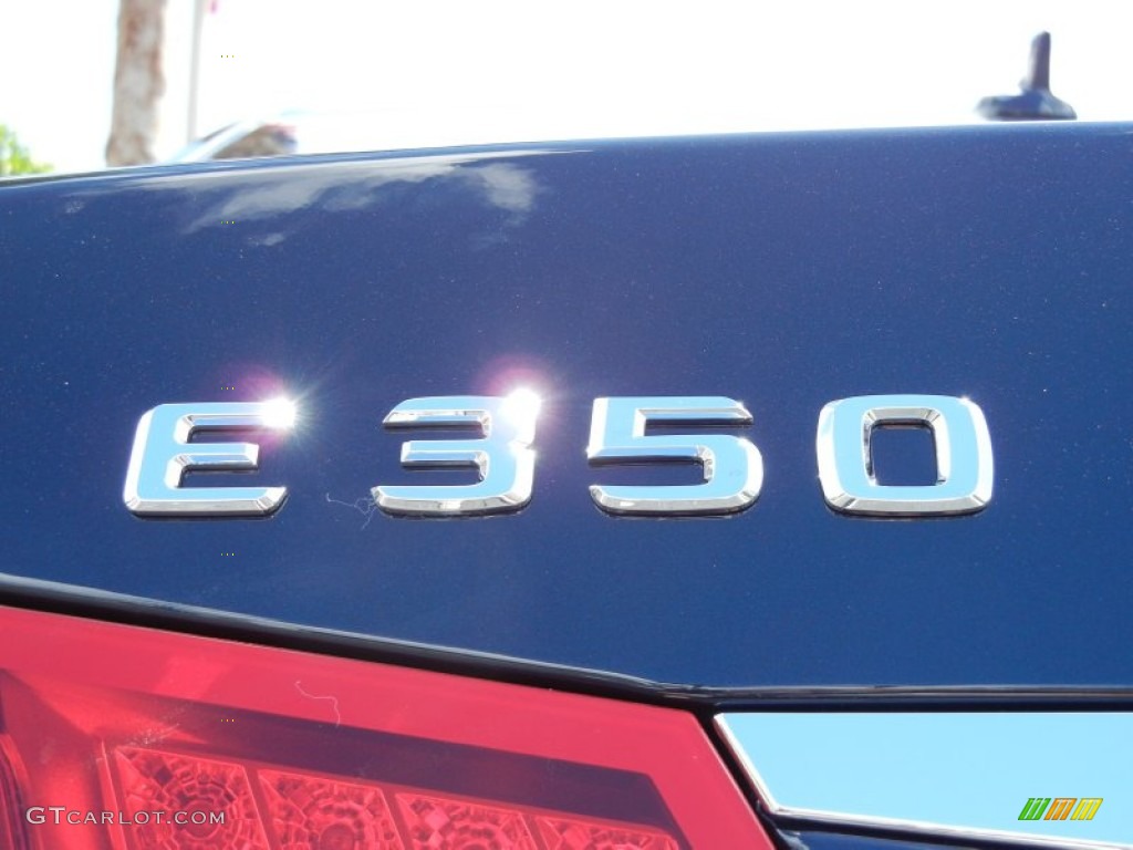2013 E 350 4Matic Sedan - Lunar Blue Metallic / Almond/Mocha photo #4