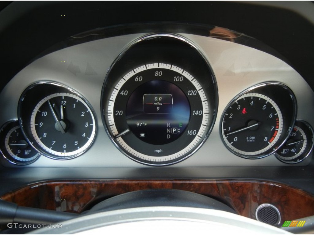 2013 Mercedes-Benz E 350 4Matic Sedan Gauges Photo #71798358