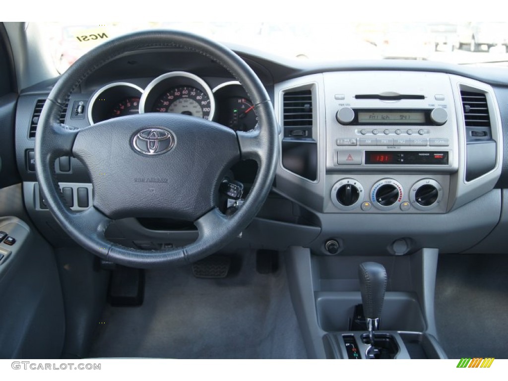 2008 Toyota Tacoma V6 SR5 PreRunner Double Cab Graphite Gray Dashboard Photo #71798676