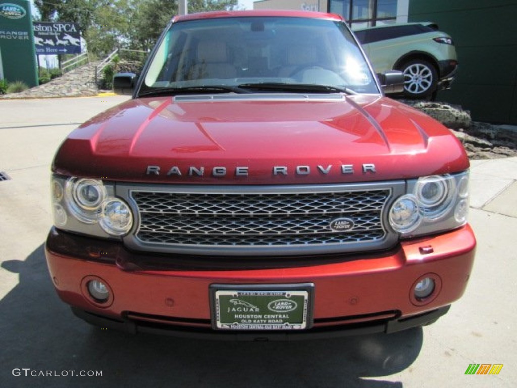 2006 Range Rover Supercharged - Alviston Red Mica / Sand/Jet photo #6