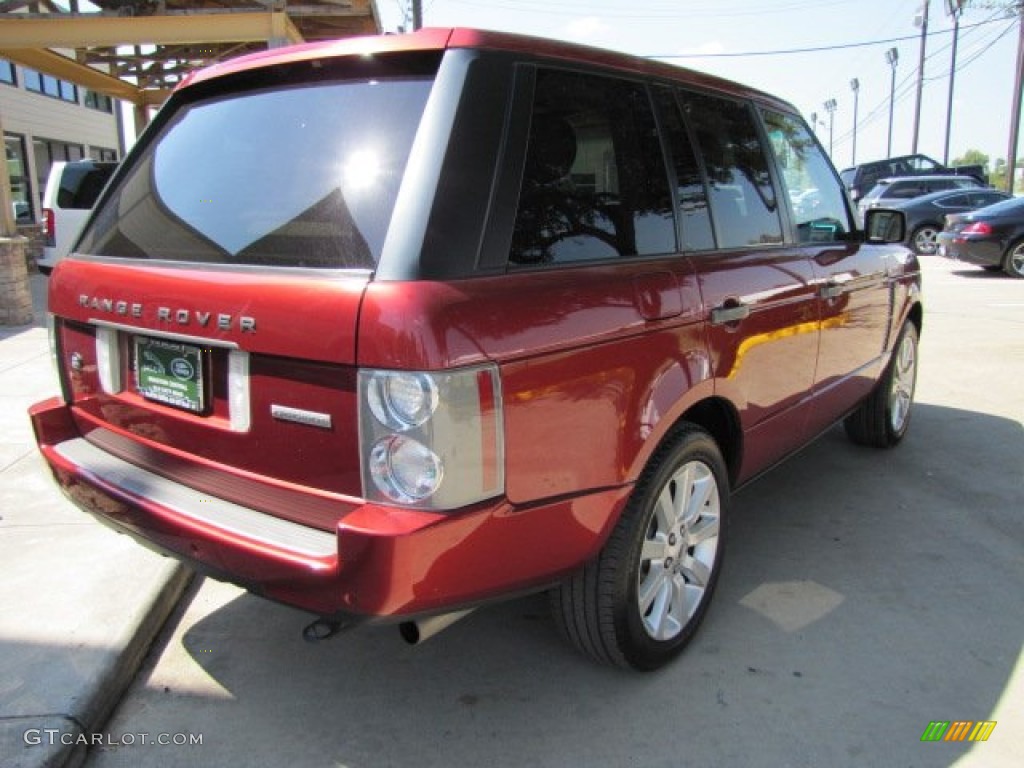 2006 Range Rover Supercharged - Alviston Red Mica / Sand/Jet photo #10