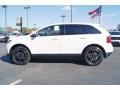 2013 White Platinum Tri-Coat Ford Edge SEL  photo #5