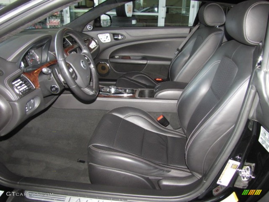 Warm Charcoal Interior 2010 Jaguar XK XKR Coupe Photo #71801058