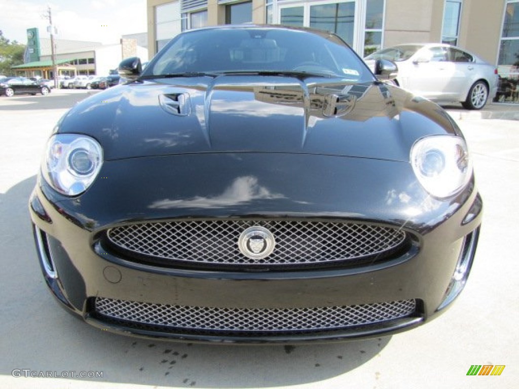 Ultimate Black Metallic 2010 Jaguar XK XKR Coupe Exterior Photo #71801091