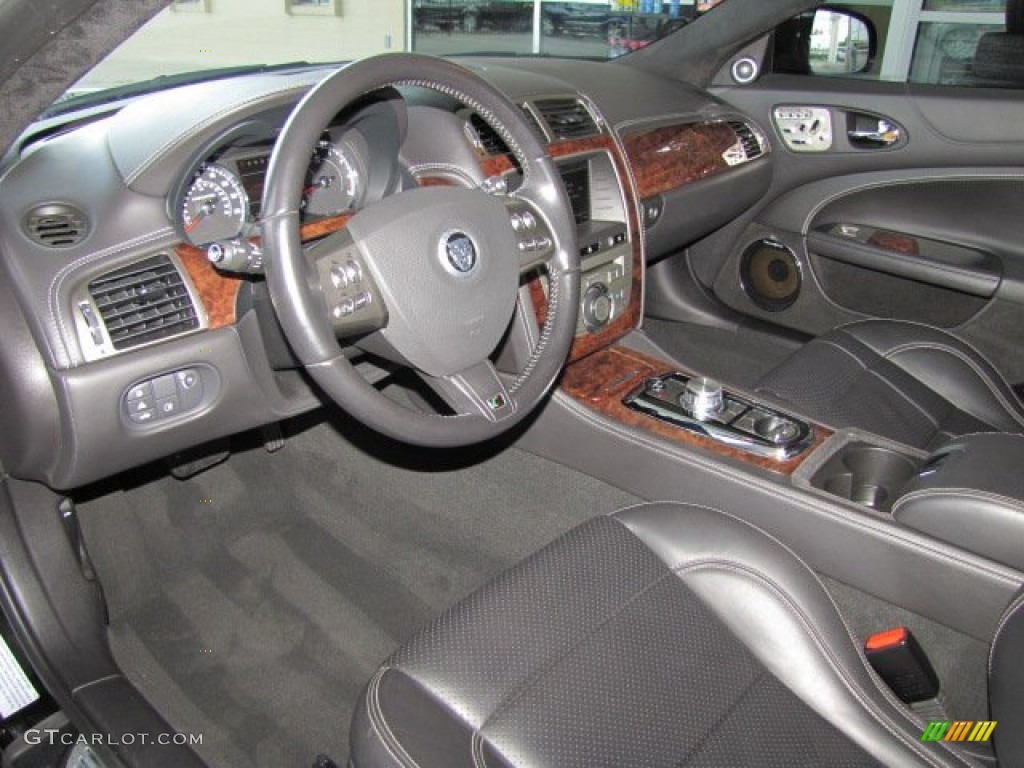 Warm Charcoal Interior 2010 Jaguar XK XKR Coupe Photo #71801142