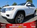 2013 Bright White Jeep Grand Cherokee Laredo  photo #1