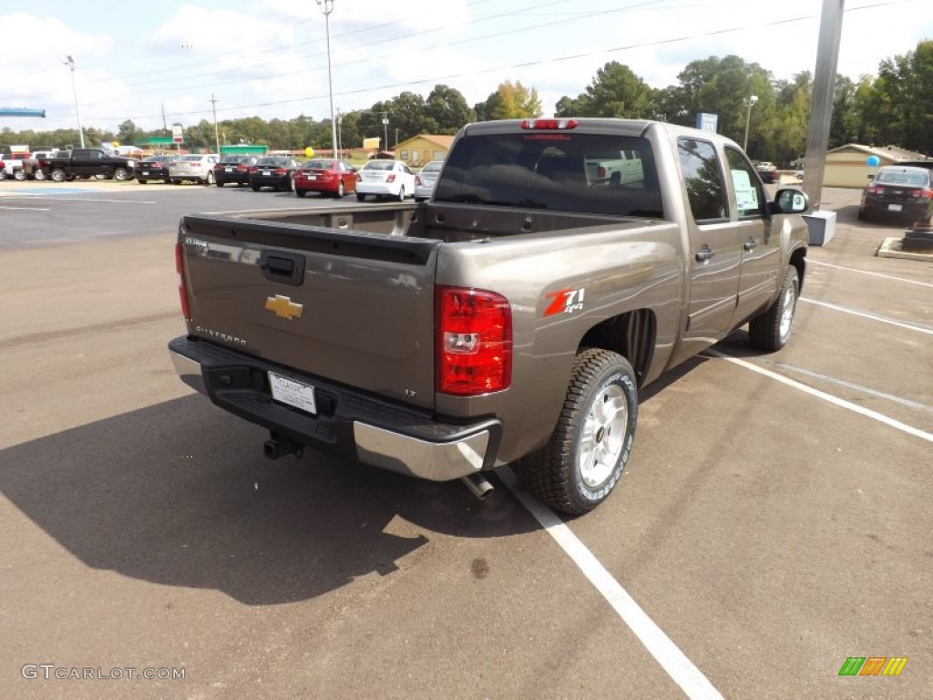 2013 Silverado 1500 LT Crew Cab 4x4 - Mocha Steel Metallic / Ebony photo #5